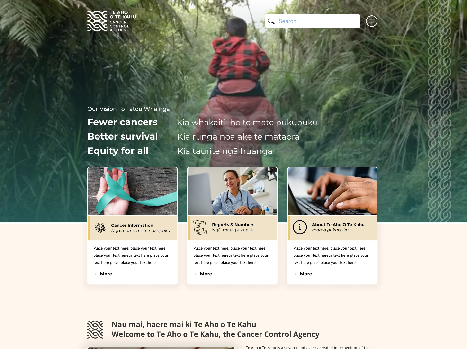Home Page website design by KBMedia