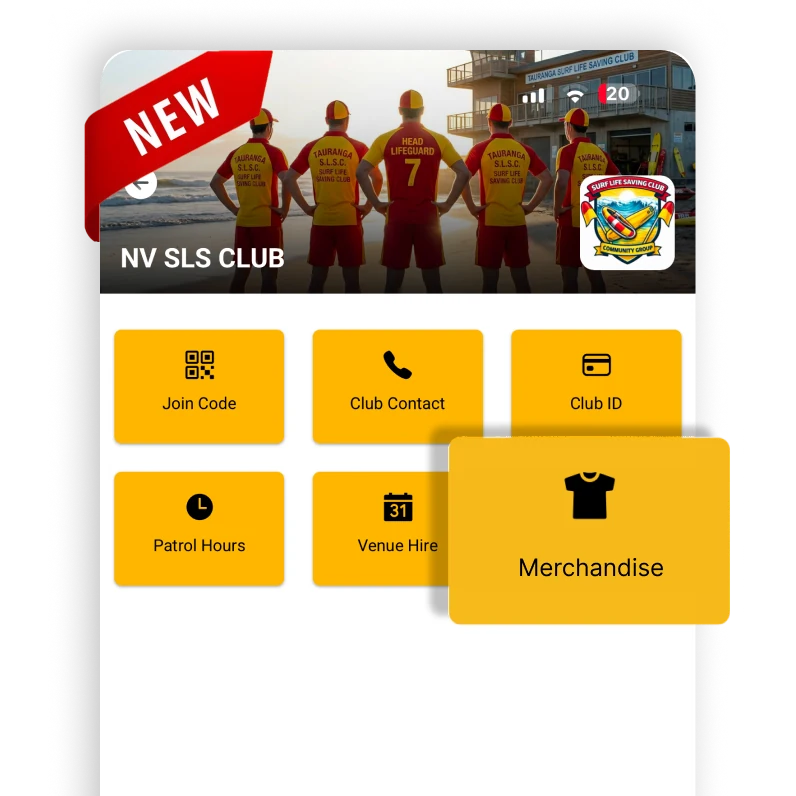 Configurable club action buttons